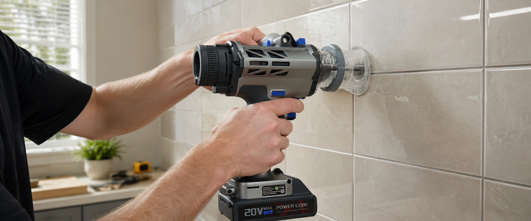 ST3 used for precision drilling in a workshop